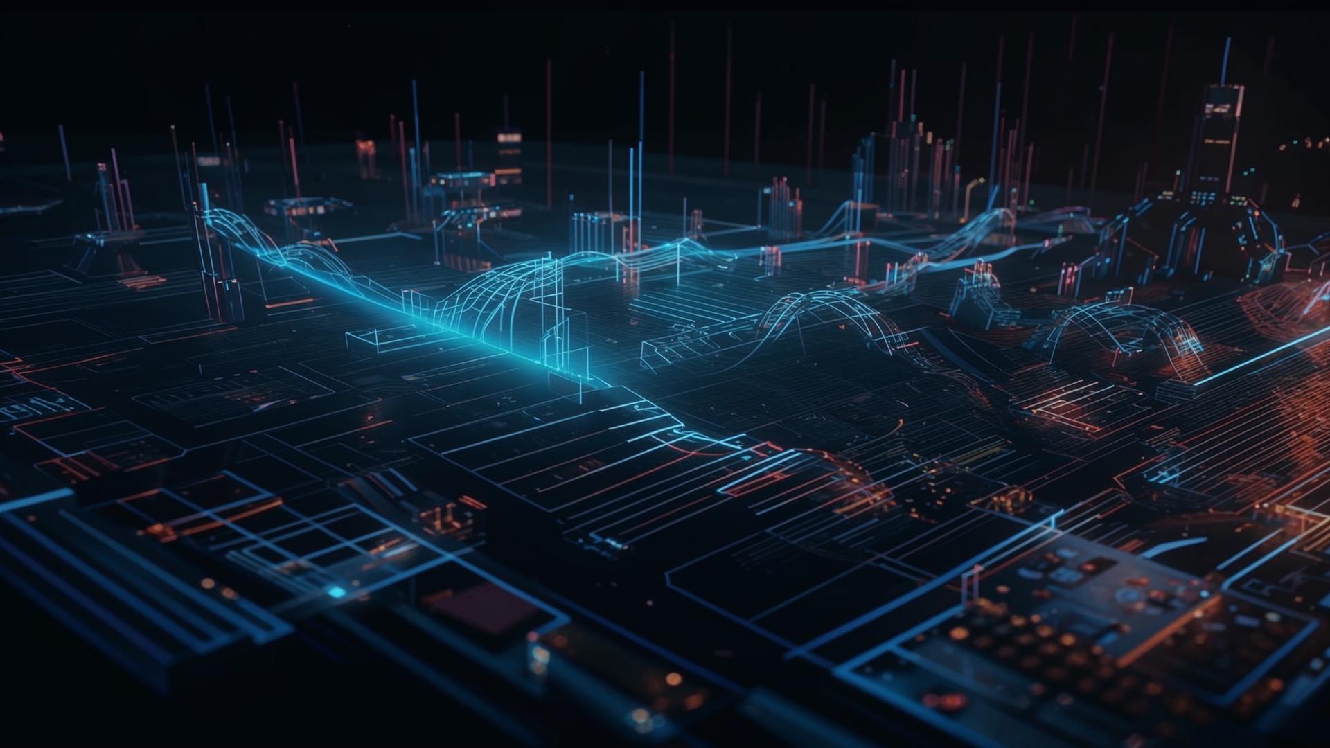 Fluid Temporal Grid Overlay